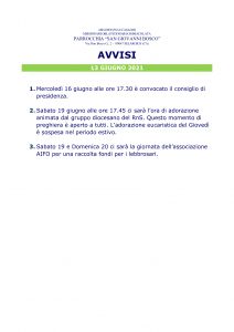 13-GIUGNO-AVVISI